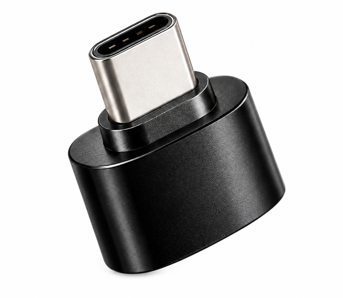 Schwarzer USB-C-Adapter für den Beyerswerk Fotostick