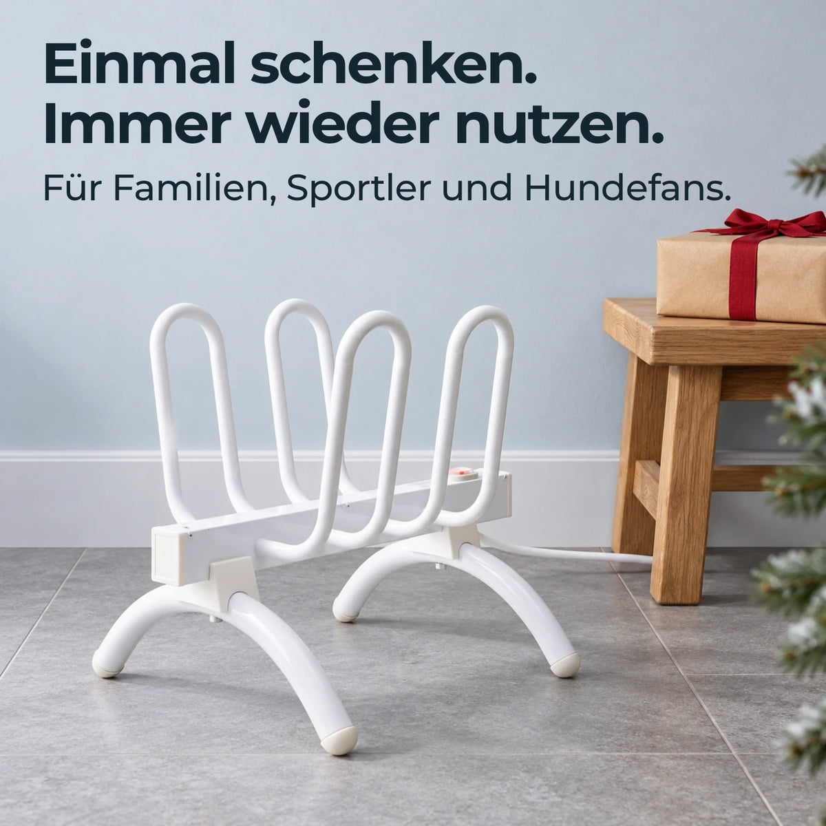 Einmal schenken. Immer wieder nutzen. Für Familien, Sportler und Hundefans.
