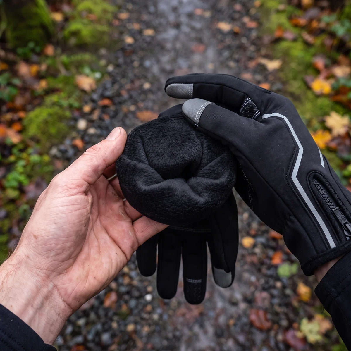Innenansicht: weiches Fleecefutter im Vilico Handschuh